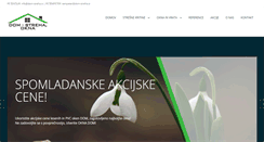 Desktop Screenshot of dom-streha.si